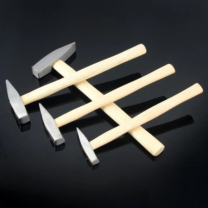 Mini-Holzgriff-Werkzeuge, Holzgriff, Monteur, Entenschnabelhammer, flacher Kopf, Blech, Haushalt, klein – Detail 3