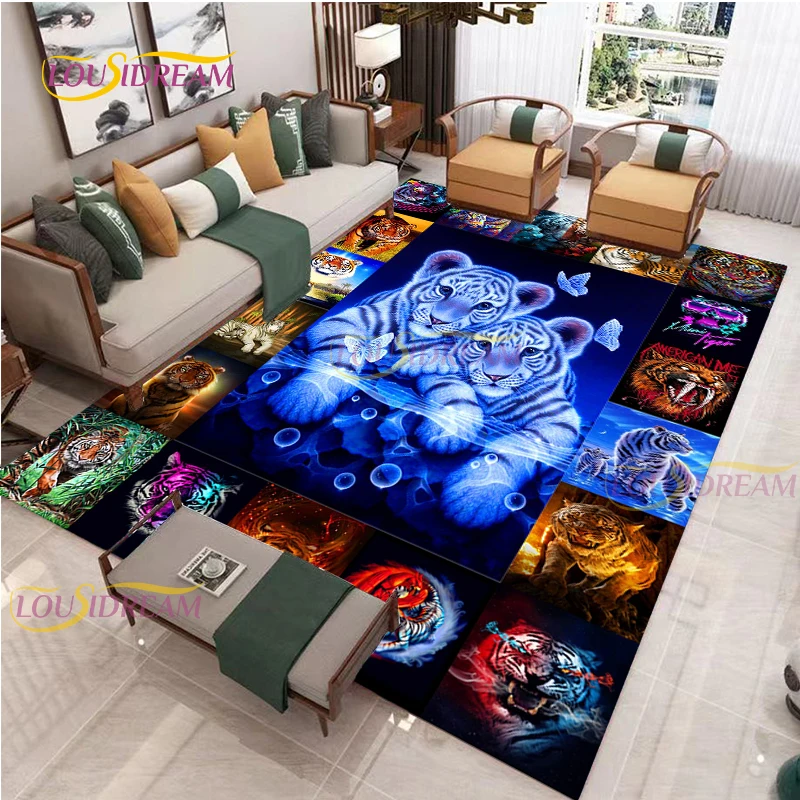 Коврик с тигром детские коврики для гостиной чайного столика коврик спальни