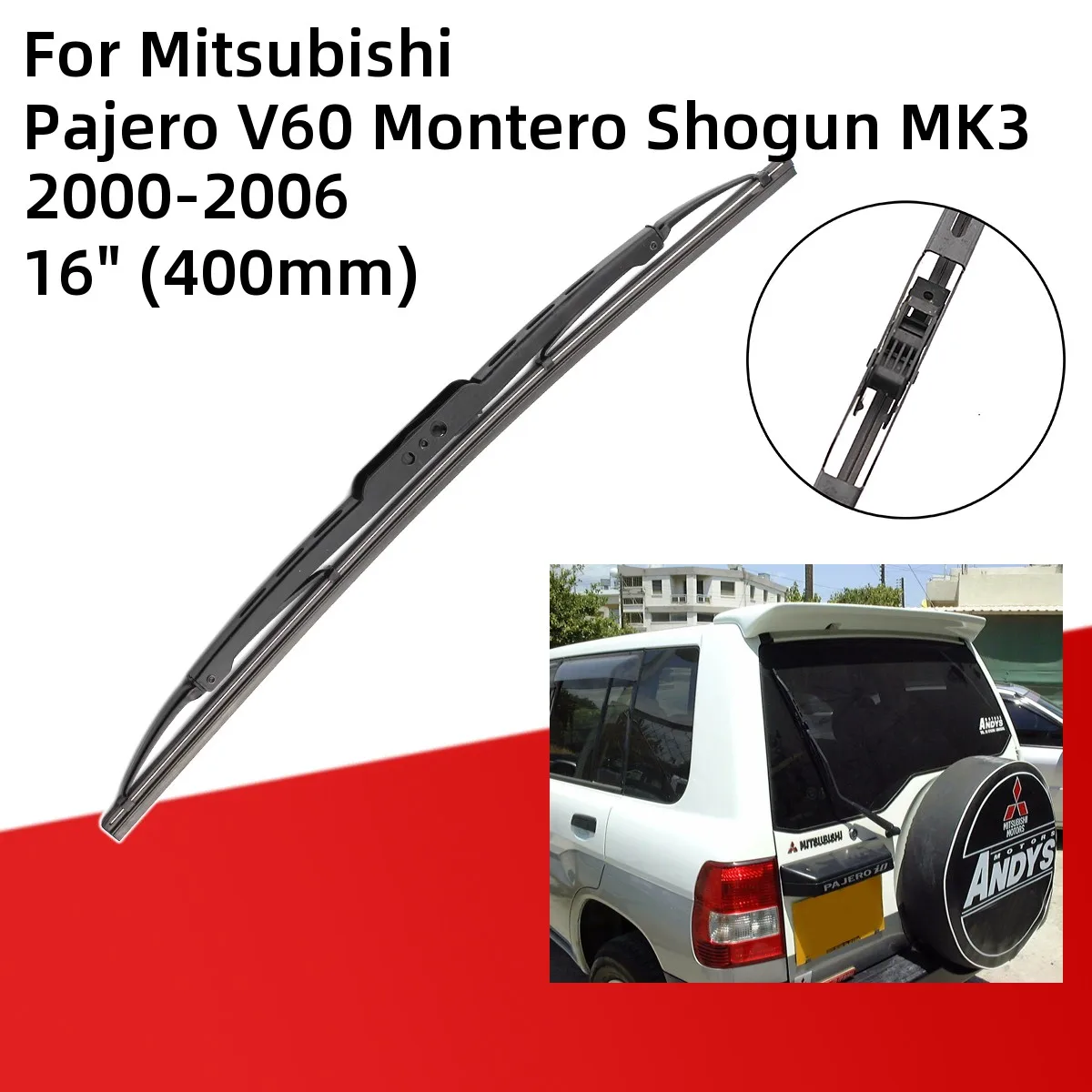 Щетки стеклоочистителя для Mitsubishi Pajero V60 Montero Shogun MK3 2000-2006