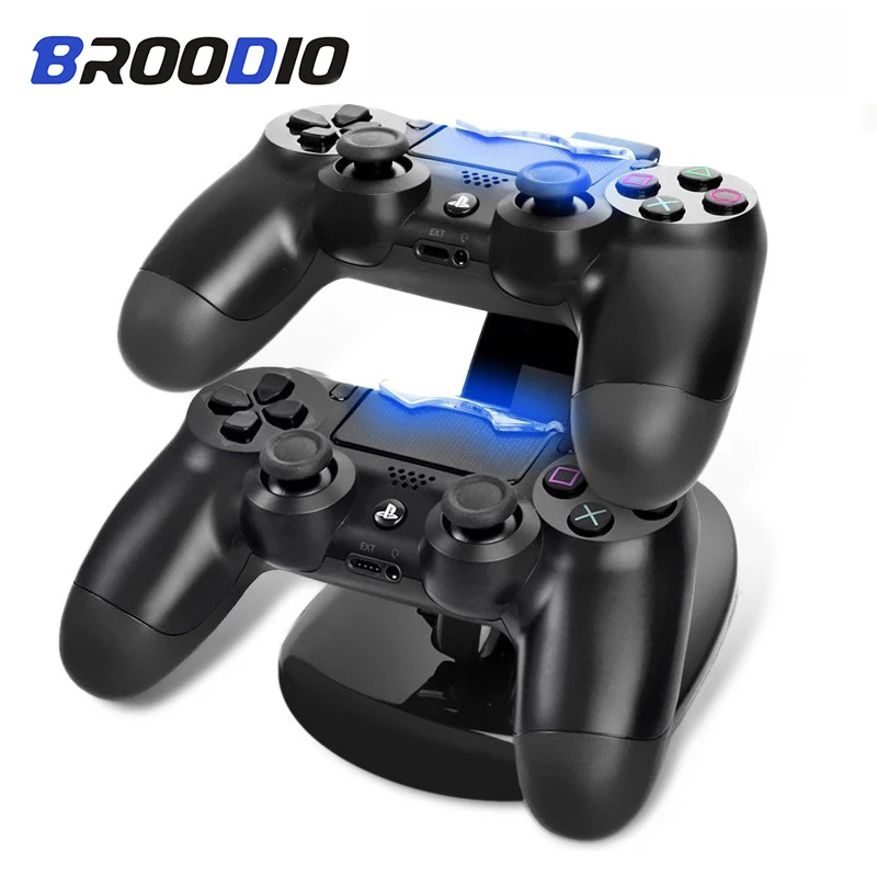 

Двойной USB ps 4 зарядная станция Колыбель PS4 контроллер Зарядное устройство Док-станция LED для Sony Playstation 4 PS4 / PS4 Pro тонкий контроллер