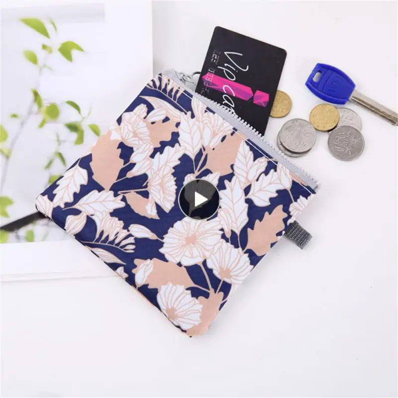 

Women Storage Bags Zipper 13x13cm Napkin Pouch Printed Sanitary Pad Towel Pouches Storage Tools Animal Cosmetic Bag Small Napkin