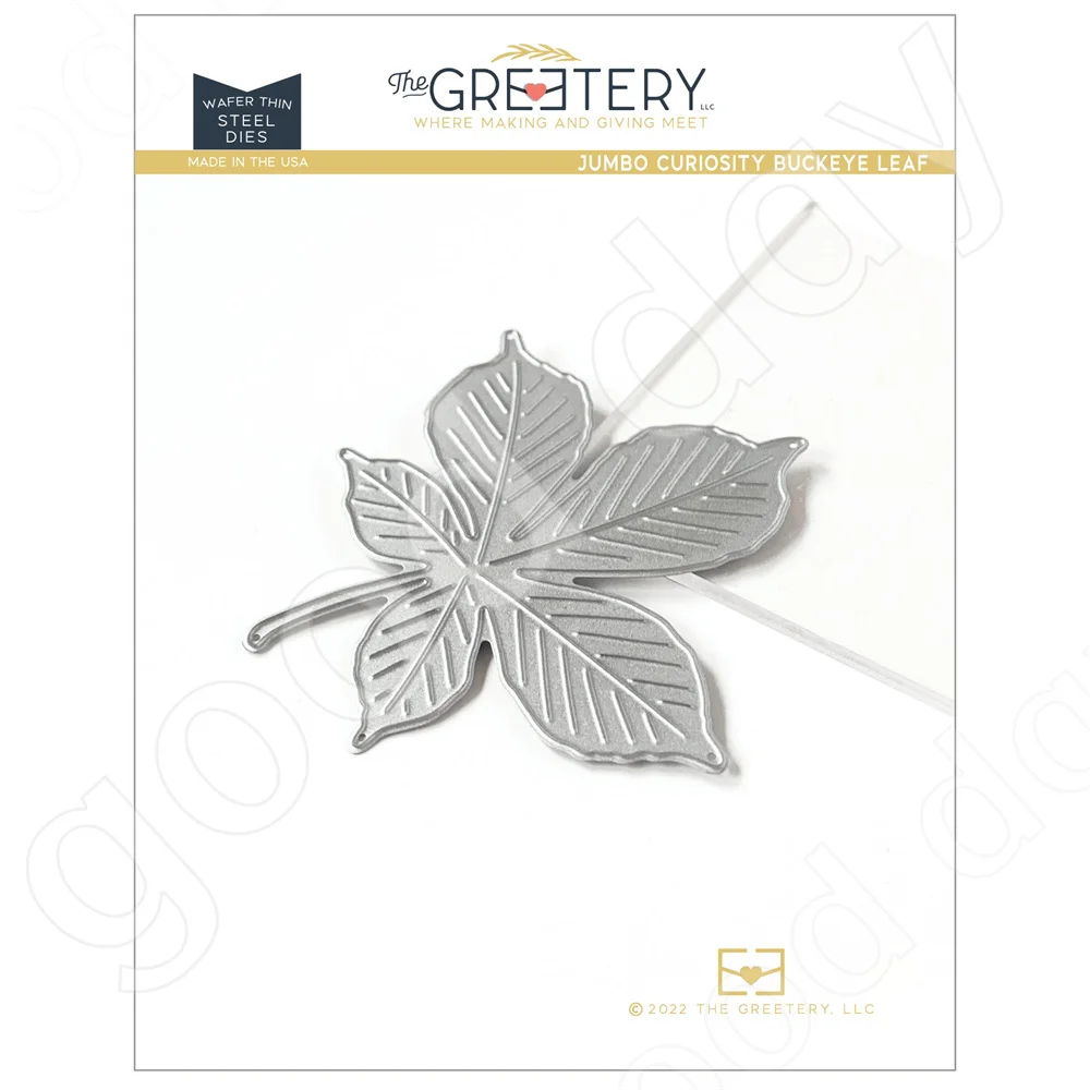 

New Arrival Buckeye Leaf Metal Cutting Dies Scrapbook Diary Decoration Embossing Template Diy Greeting Card Handmade Hot Sale
