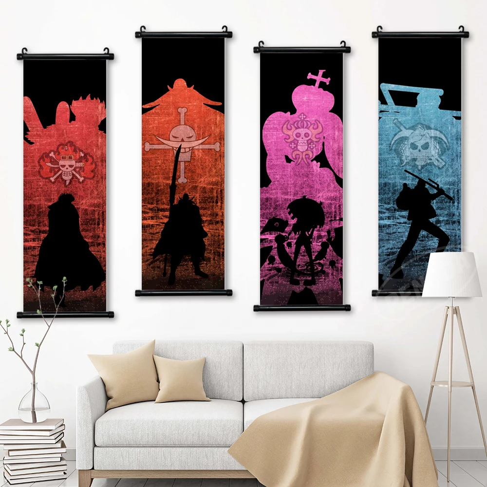 Плакат Сабо Холст Аниме Печать Цельный рисунок Луффи настенный художественный