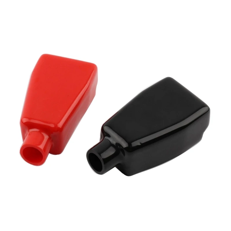 

68UF Car Battery Negative Positive Terminal Protector Cover 2pcs Boat Accessories Flexible Battery Terminal Insulating Sleeve