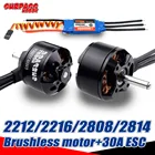 Водонепроницаемый бесщеточный двигатель SURPASS HOBBY с внешним ротором 30A ESC BEC 2212 2216 2808 для радиоуправляемого самолета с неподвижным крылом