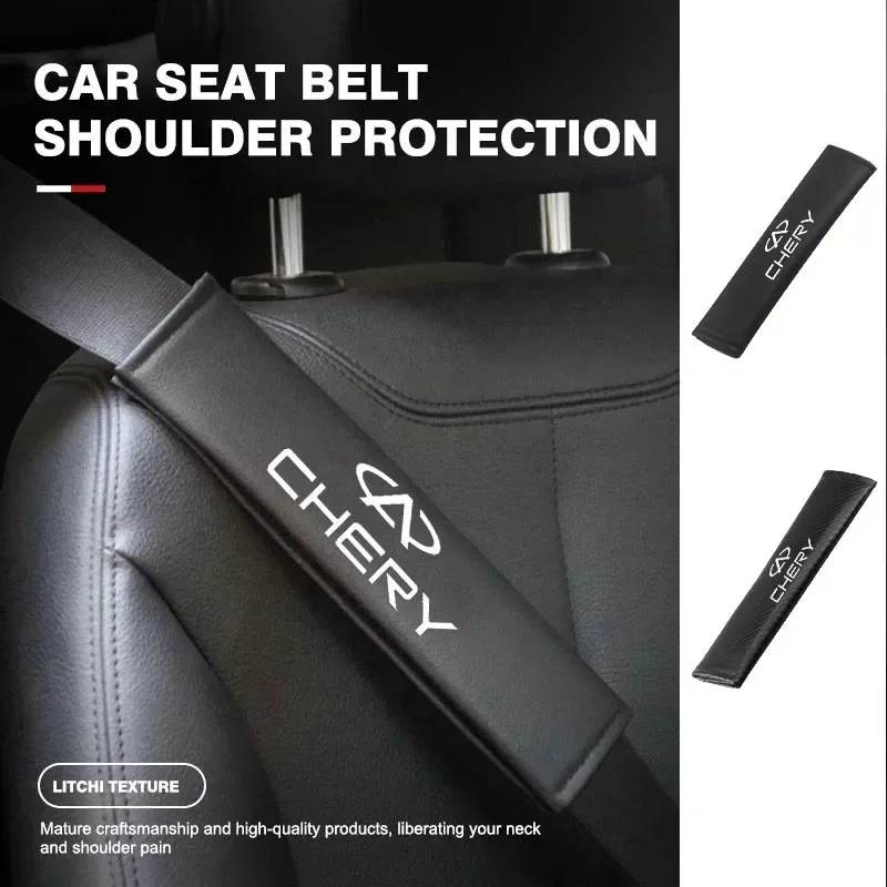 2 шт. автомобильные ремни безопасности дышащие аксессуары для Chery Tiggo 7 Pro 8 4 5 3 T11 3X 5X