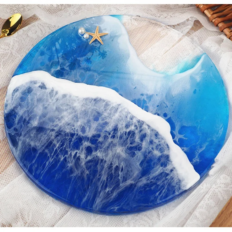 2 шт. силиконовая форма для круглых подставок 30 см