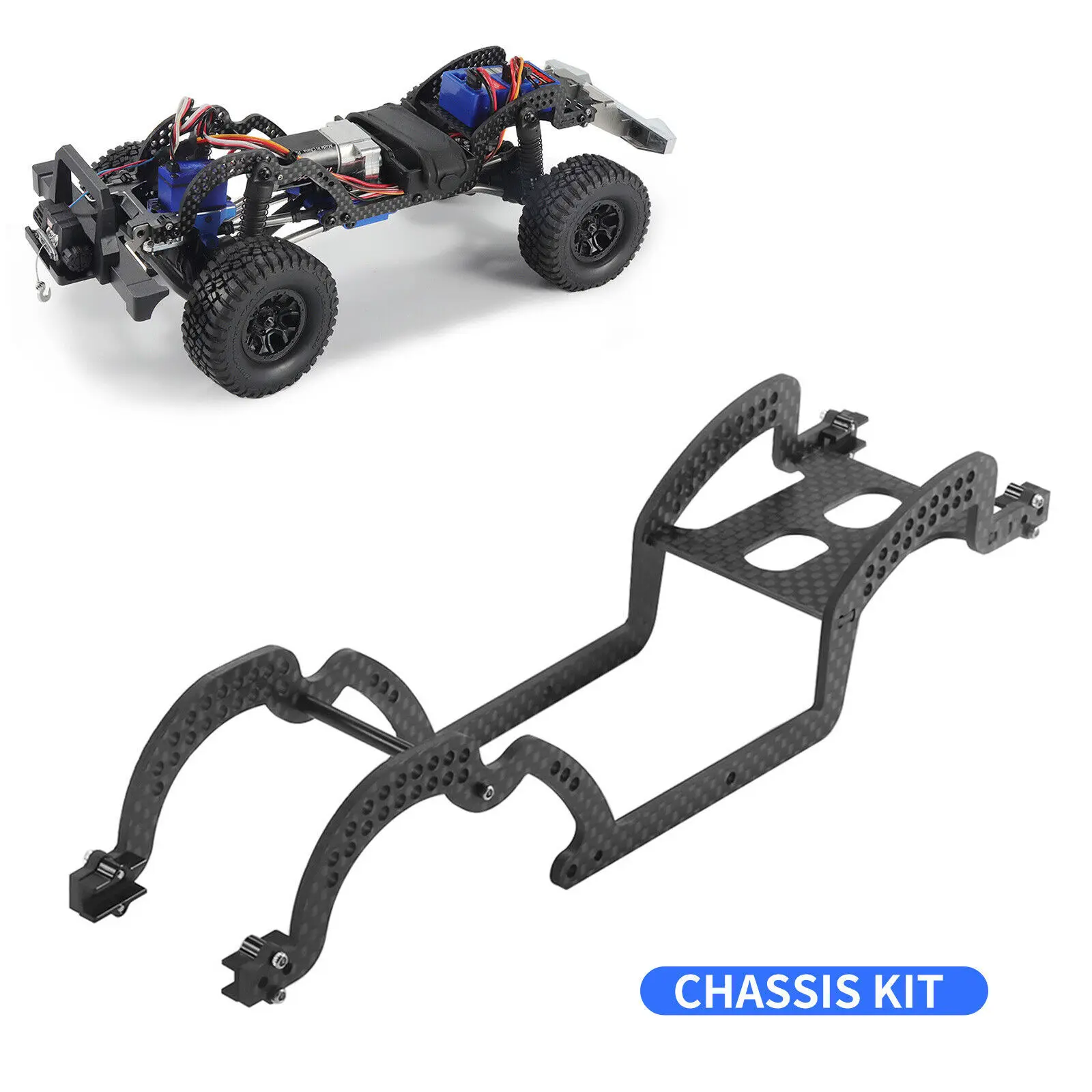 

Комплект рамок LCG из углеродного волокна для Traxxas TRX4M Bronco and Defender 1/18, аксессуары для радиоуправляемых автомобилей, обновленная деталь, Новинка