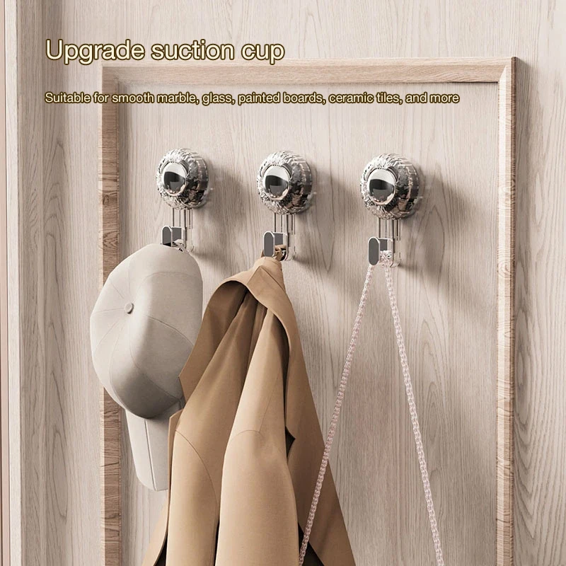 Вращающийся крючок на присоске прочный вакуумный клейкий несущий и бесследный