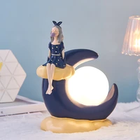 bubble girl luminous statue art room decoration decoration gifts for girlfriend resin statue living room decoration jewelry