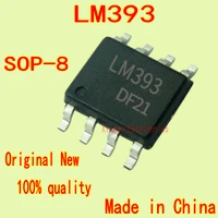 10 100pc lm393 lm393dr sop 8 smd dual voltage comparator integrated circuit ic advantage new spot