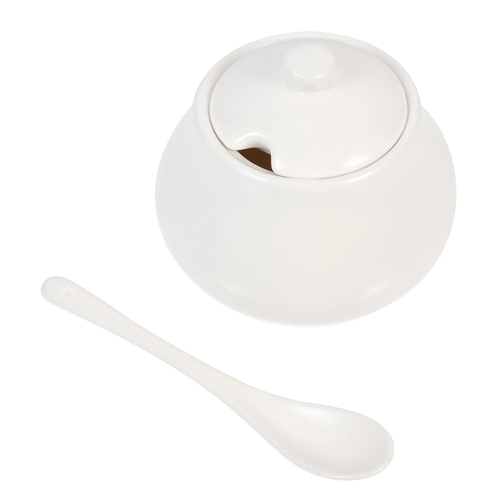 

Sugar Ceramic Jar Bowl Condiment Porcelain Salt Canister Pot Container Coffee Azucareras De Cocinaseasoning Dispenser Server Bar