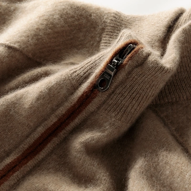 Свитер из 100% чистого кашемира класса А мужской вязаный пуловер с