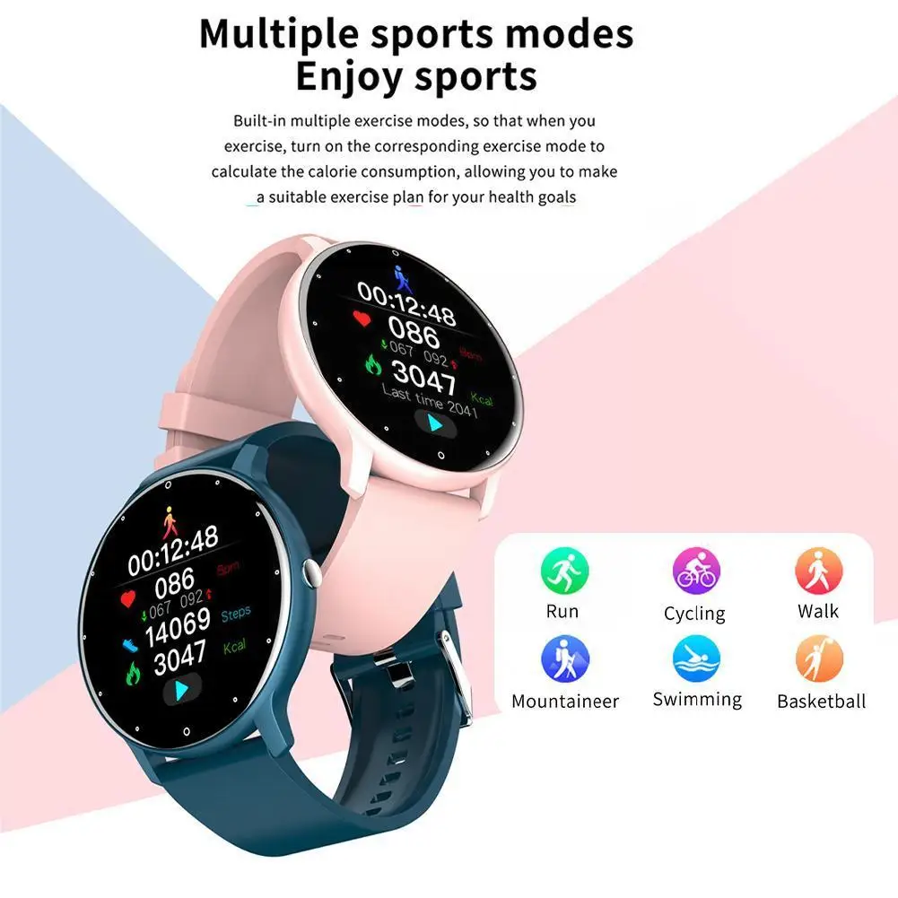 

Смарт-часы ZL02D спортивные водонепроницаемые (IP68) с Bluetooth