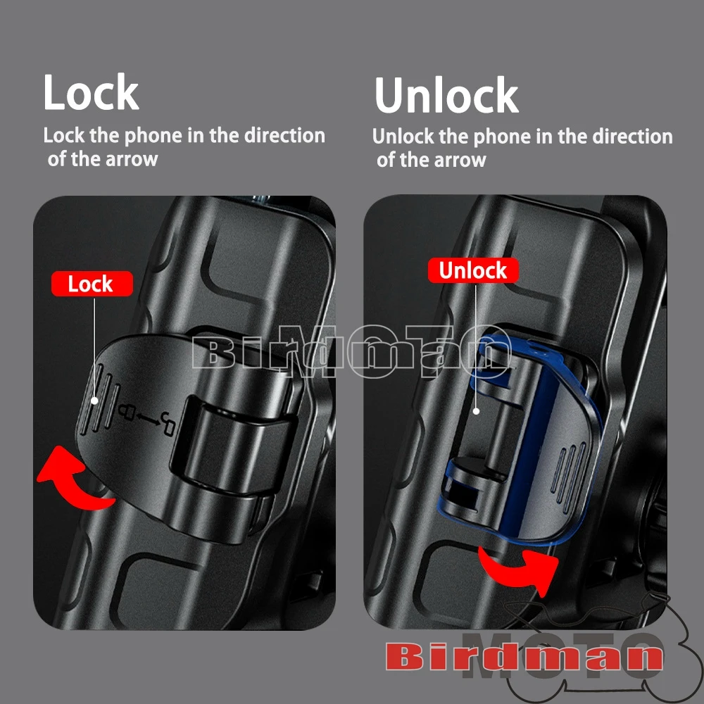 Держатель для телефона Harley Road Glide 2015-2023 с быстрой блокировкой 1s замок и