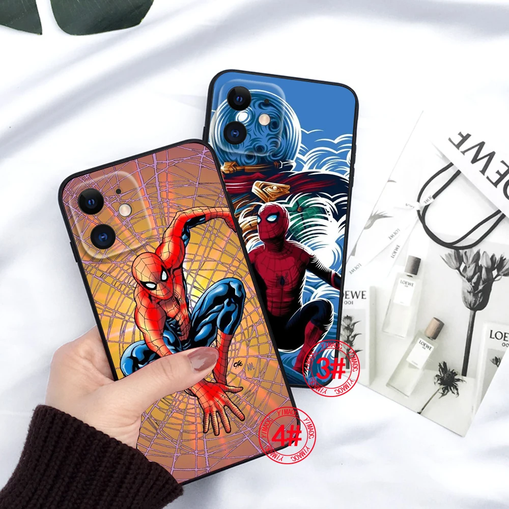 Мягкий чехол 40pij marvel spider man для Samsung J2 Prime J4 Core J5 J6 Plus J7 Pro J8 S7 Edge S8 Note 8 9 10 Lite 20 Ultra