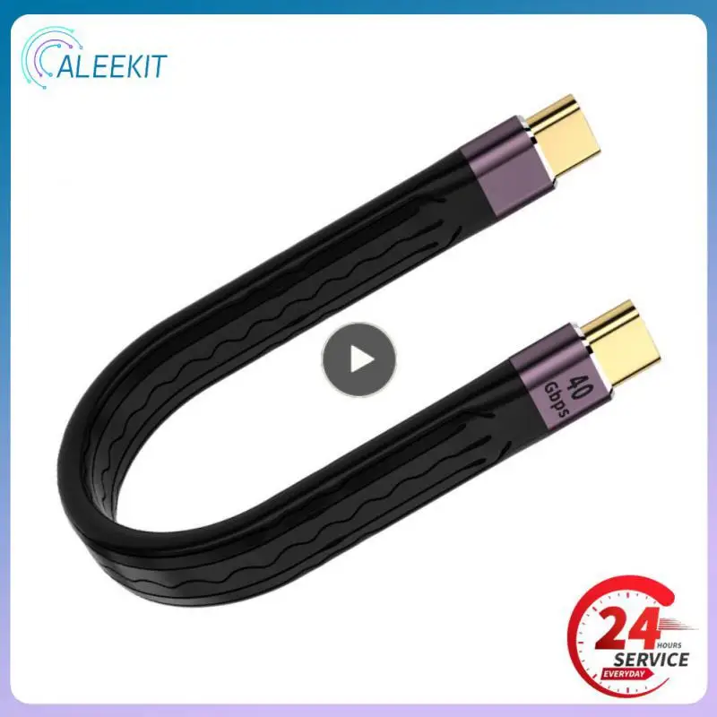 

Fast Usb Cable Stable 40gbps Phone Charger Data Transfer Pd 60w Type C To C Quick Charge Data Cable Phone Accessories
