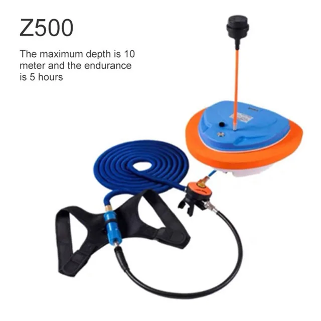 

10 Meters5h Diving Ventilator Tankless Diving System Waterproof Portable Rechargeable Scuba Compressor Breathing Regulator