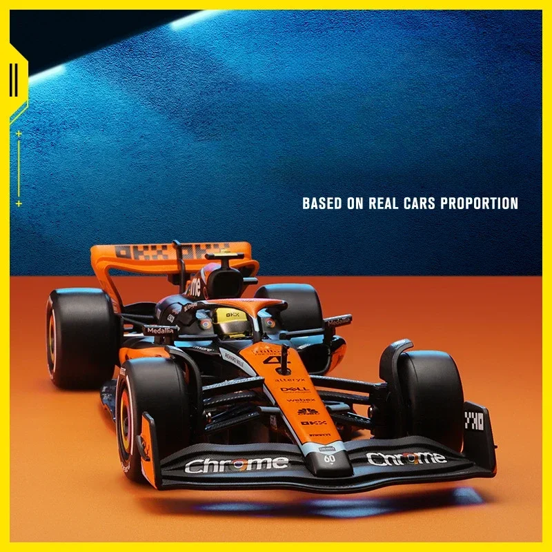 F1 MCL60 CCA Моделирование 1/24 2024 Модель гоночного автомобиля Литой под давлением