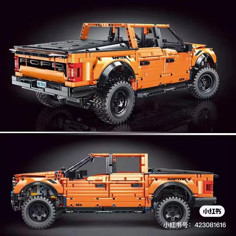 

MOC 1:8 High-Tech Ford Raptor F-150 Pickup Truck Racing 3249 Pcs 42126 Brick Children's Christmas Gifts Educational Toys