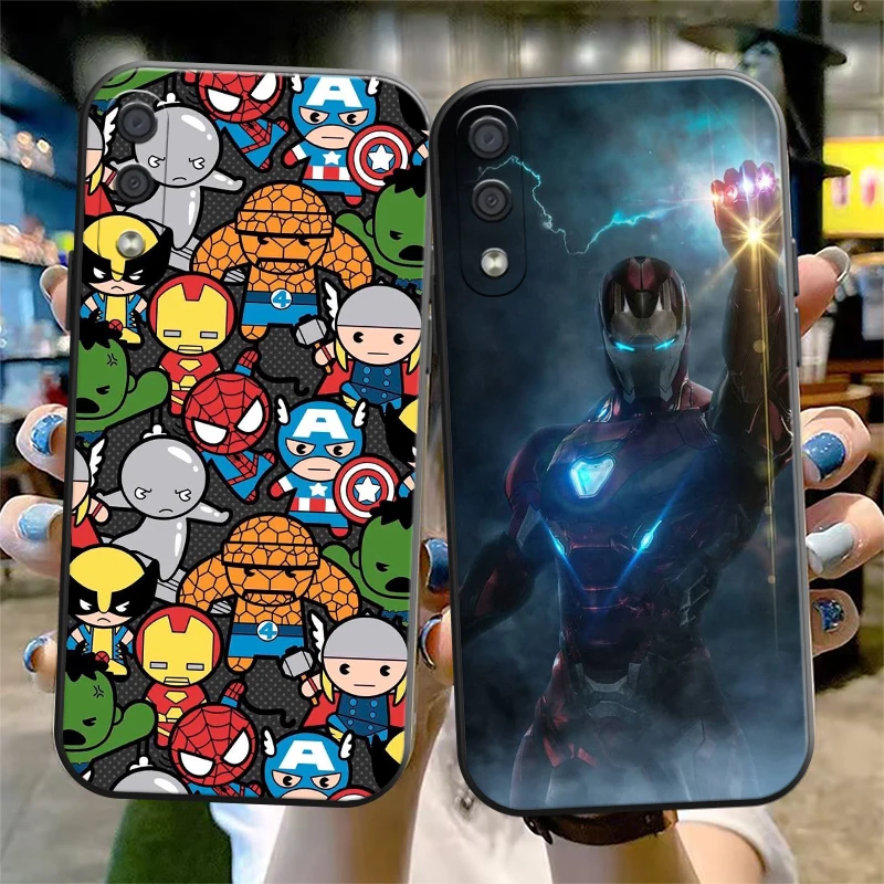 

Popular Marvel Phone Case For Samsung Galaxy M11 M12 M10 M20 M22 M30 M32 M51 Funda Silicone Cover Soft Black Coque