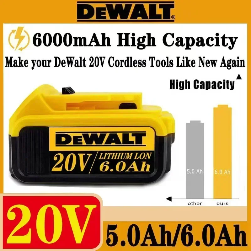 100% оригинал Dewalt DCB606 DCB609 DCB205 DCB206 DCB209 DCB182 аккумулятор для беспроводного