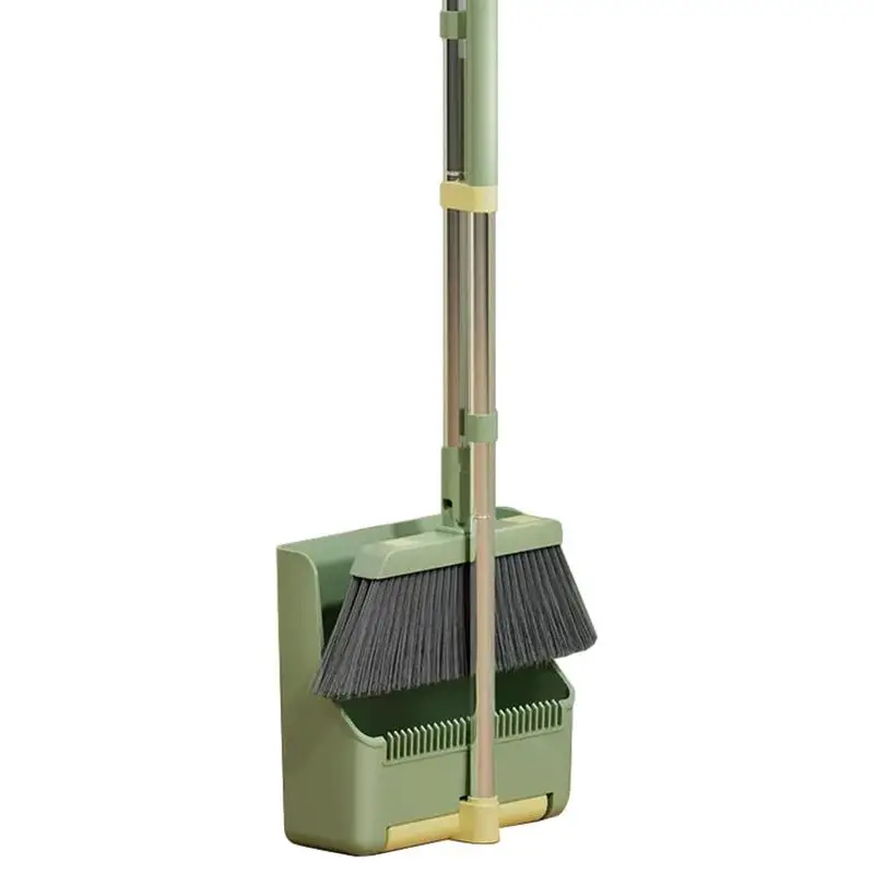 

Broom With Dust Pan Lightweight 180 Rotating Broom And Dustpan Combo Cleaning Tool Set For Garden Kitchen Lobby Garage Bathroom