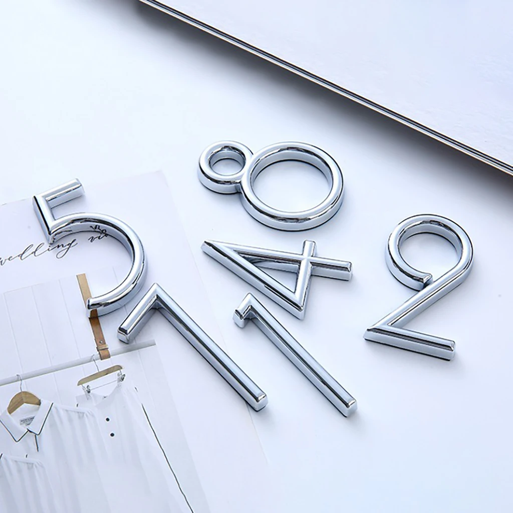 

Пластиковые дверные цифры