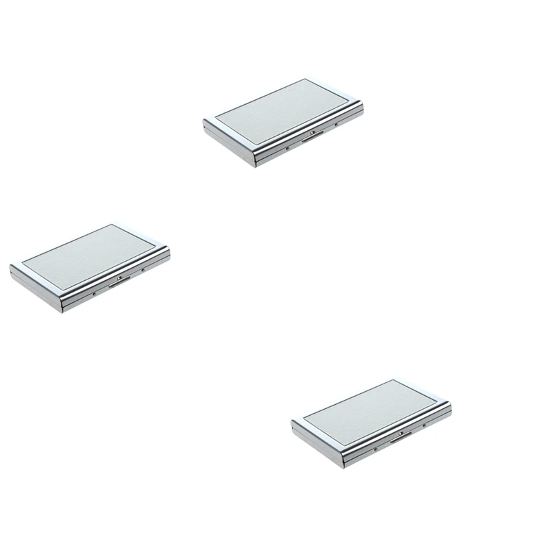 3x Водонепроницаемый держатель для кредитных карт из нержавеющей стали