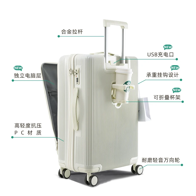 Luggage Female New 2023 Multifunctional 20 