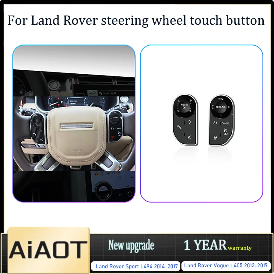 

Для Range Rover Vogue L405 2013-2017 Range Rover Sport L494 2014-2017 Discovery 5 LR5 2017-2021 кнопки управления на руле