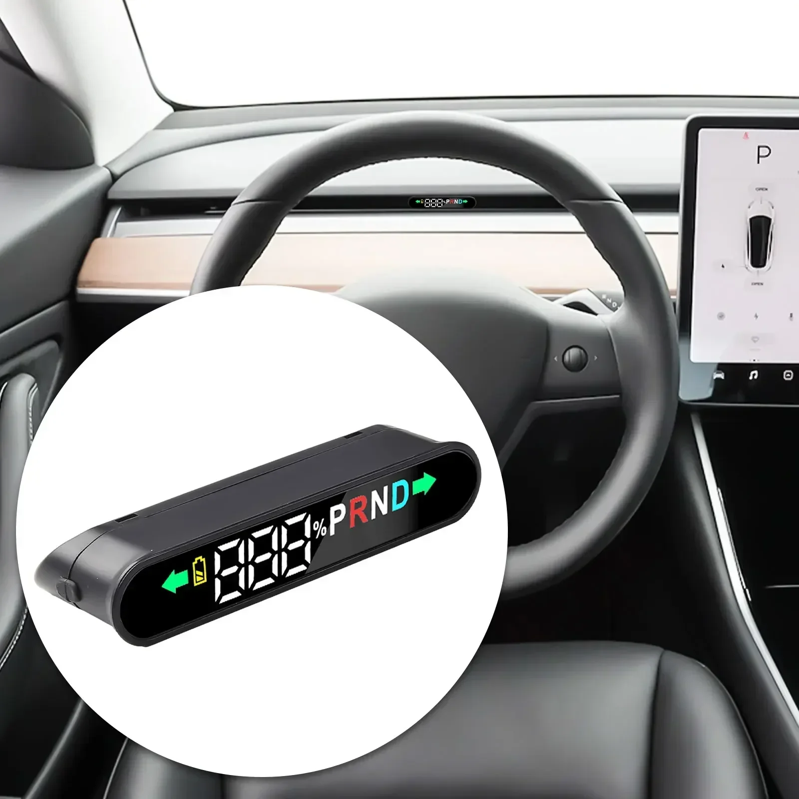 HUD Дисплей Автомобильный Простая установка Электронный для модели Tesla Smart