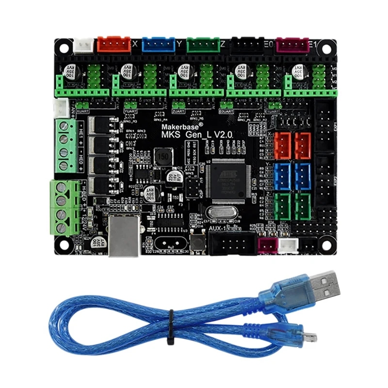 

3D Printer Parts MKS Gen-L V2.0 Motherboard Compatible 4988 8825 TMC 2100 Driver for Ramps1.4 Open Source Marlin