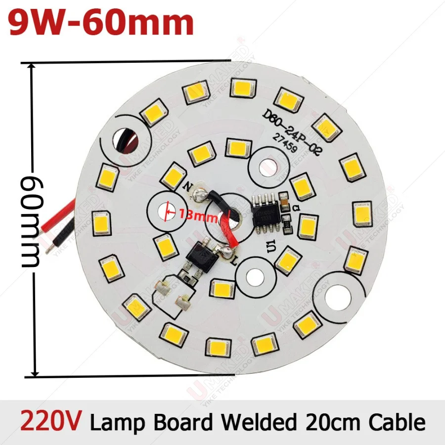 

Светодиодный точечный светильник Umaked 220V SMD2835 10 шт.