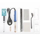 Новинка 2022, набор электрического паяльника с пластиковой ручкой, плоский наконечник для ремонта бампера автомобиля, лопатка для ремонта трещин, инструмент для разглаживания