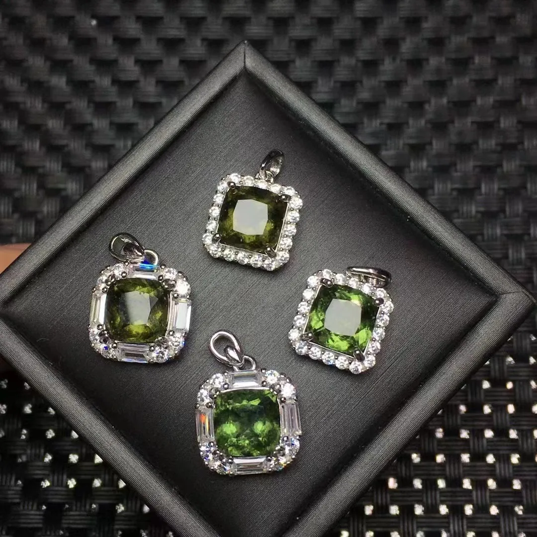 Цельный кулон-Пряжка из серебра 925 пробы 9 мм