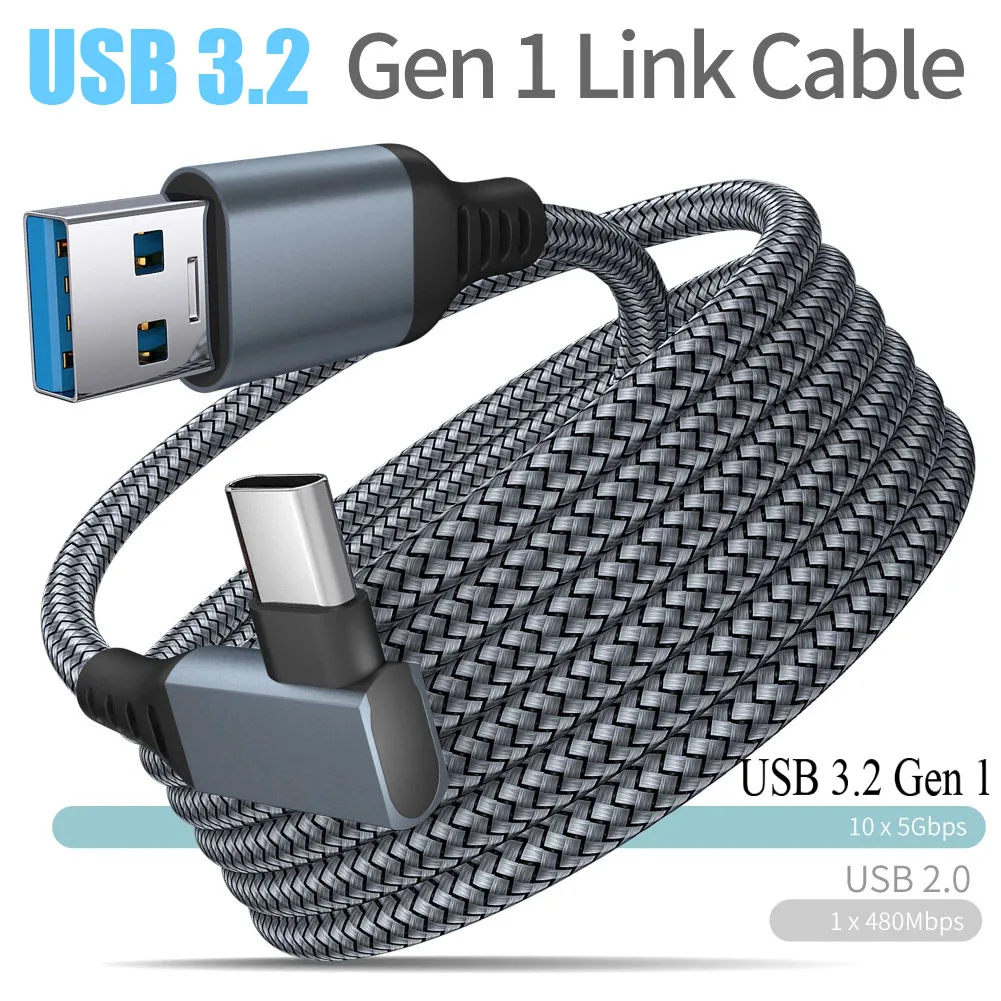 

6M 5M 3M For Oculus Quest 2 Link Cable USB3.2 Quick Charge Cables For Quest2 VR Data Fast Charges VR Headset Accessories