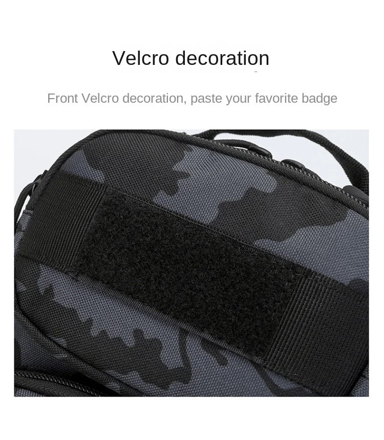 Outdoor Chest Bag Men's Single Shoulder Crossbody bag Multi-Functional Travel Sports Waist Span Bag Cloth Tactical Training Bag