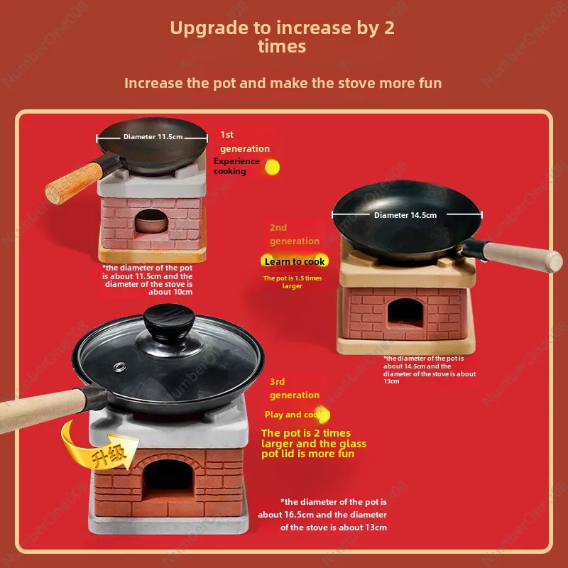Детский игровой домик мини-кухонная установка настоящая кухонная утварь полный
