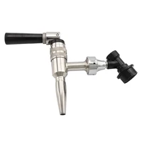 stout draft beer faucet stainless steel nitrogen nitro coffee tap with quick adapter ball lock disconnect cornelius corny keg