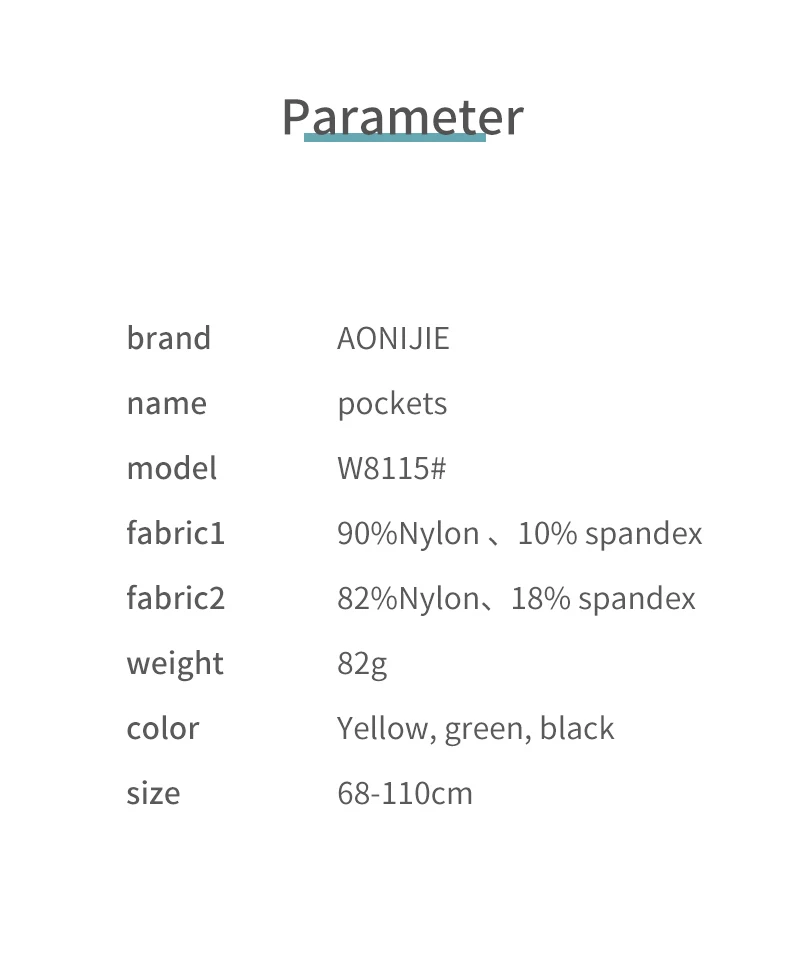 AONIJIE W8115 250ML Unisex Lightweight Sports Running Fanny Pack Run Pocket Adjustable Waist Bag For Waist Size 68cm To 110cm