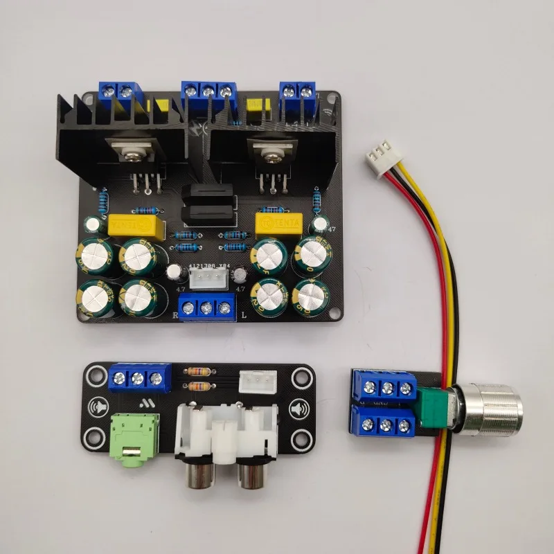 

AC 11V-15V 2X20W LM1875 X 2 amplifier board 2.0 dual-channel 2.0 stereo pure power amplifier board Kit 4Ω 8Ω Speaker