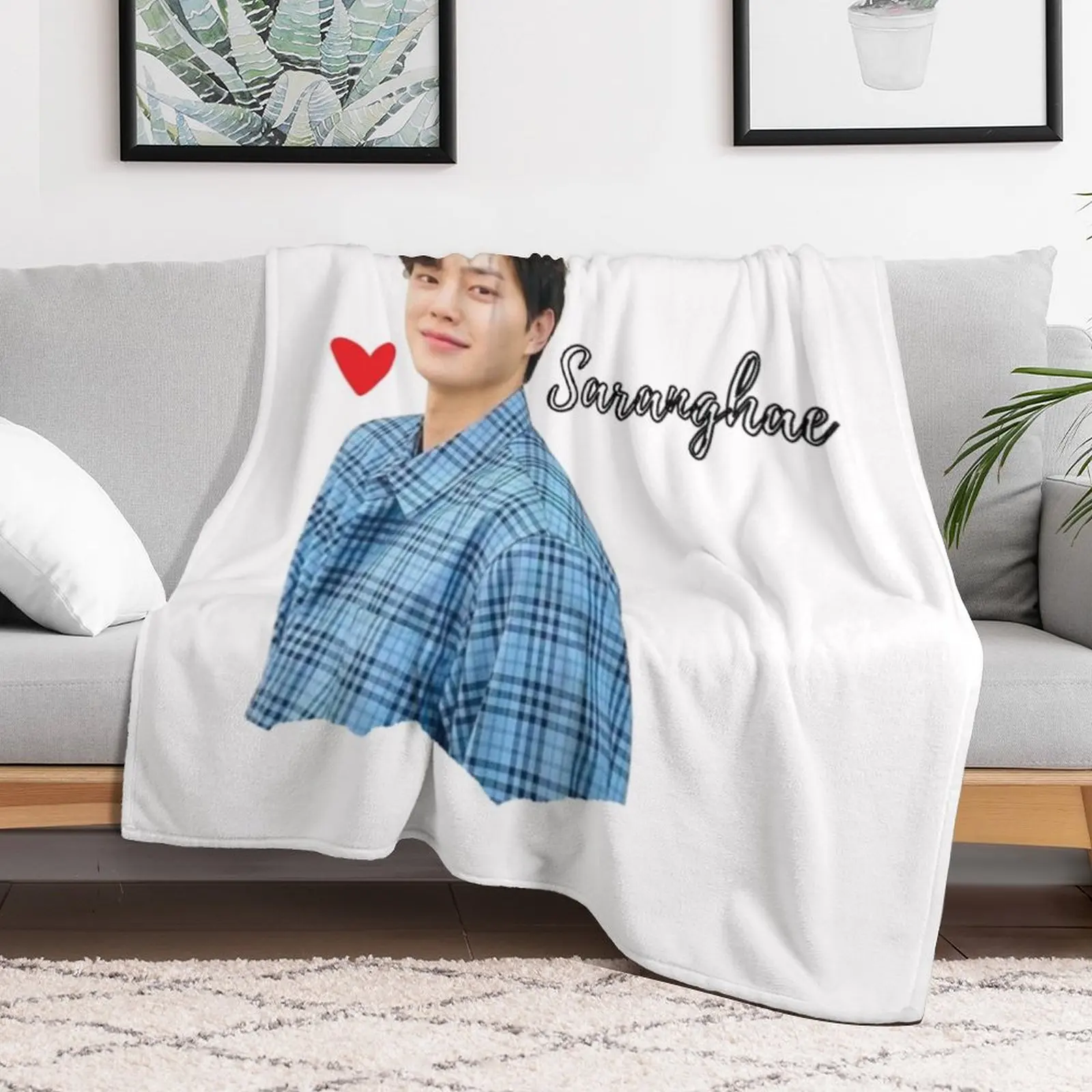 Футболка Song Kang Saranghae Love AlarmSong - ? Одеяло с сигнализацией любви