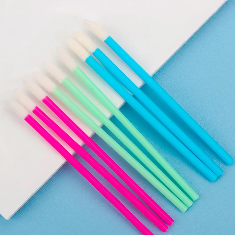 

50pcs Disposable Make Up Lip Brush Makeup Mascara Wands Lipstick Brushes Applicators Cleaner Cosmetic Accessoires De Maquillage