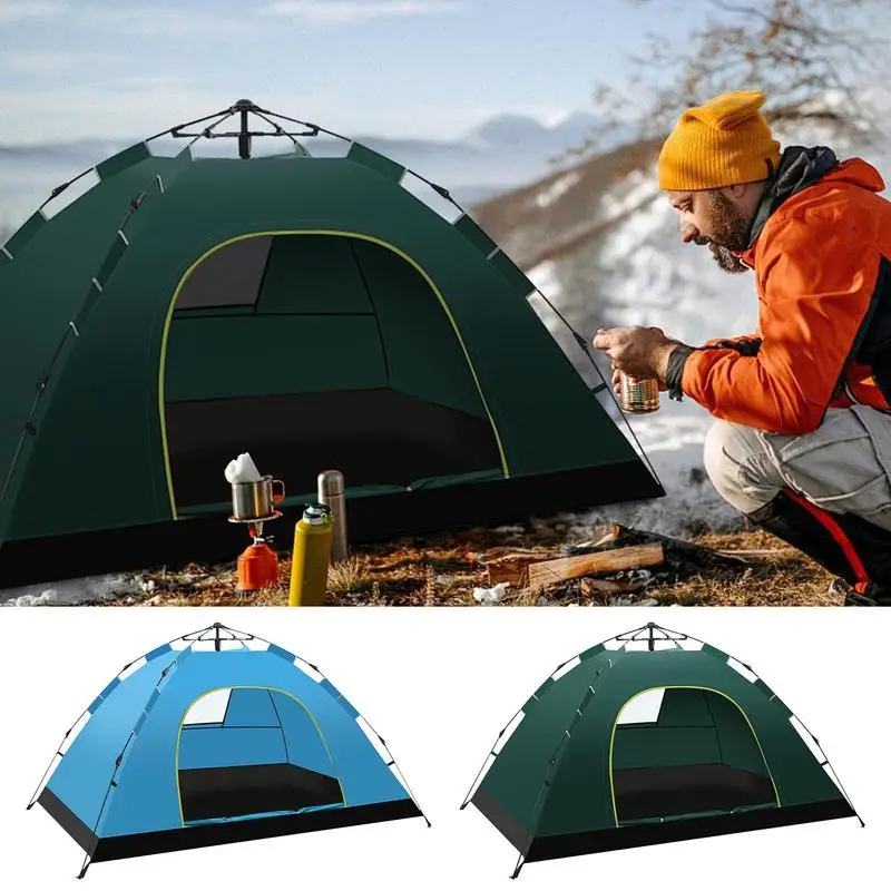 

Pop Up Tent 1-2 Person Camping Tent Easy Instant Setup Protable Backpacking Sun Shelter For Travelling Hiking Field Camping