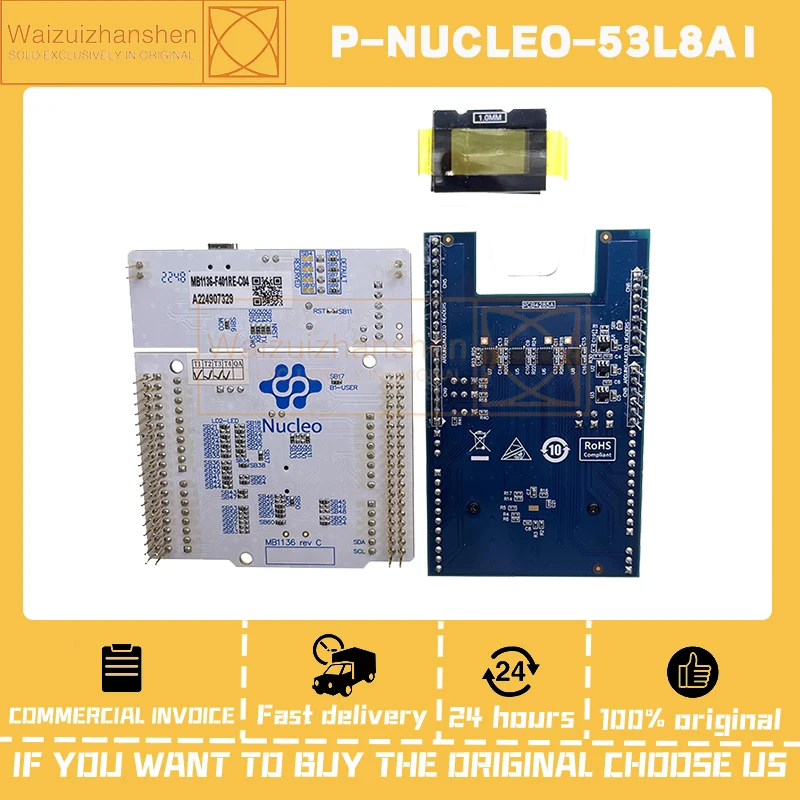 Плата P-NUCLEO-53L8A1 с переплетом VL53L8CX