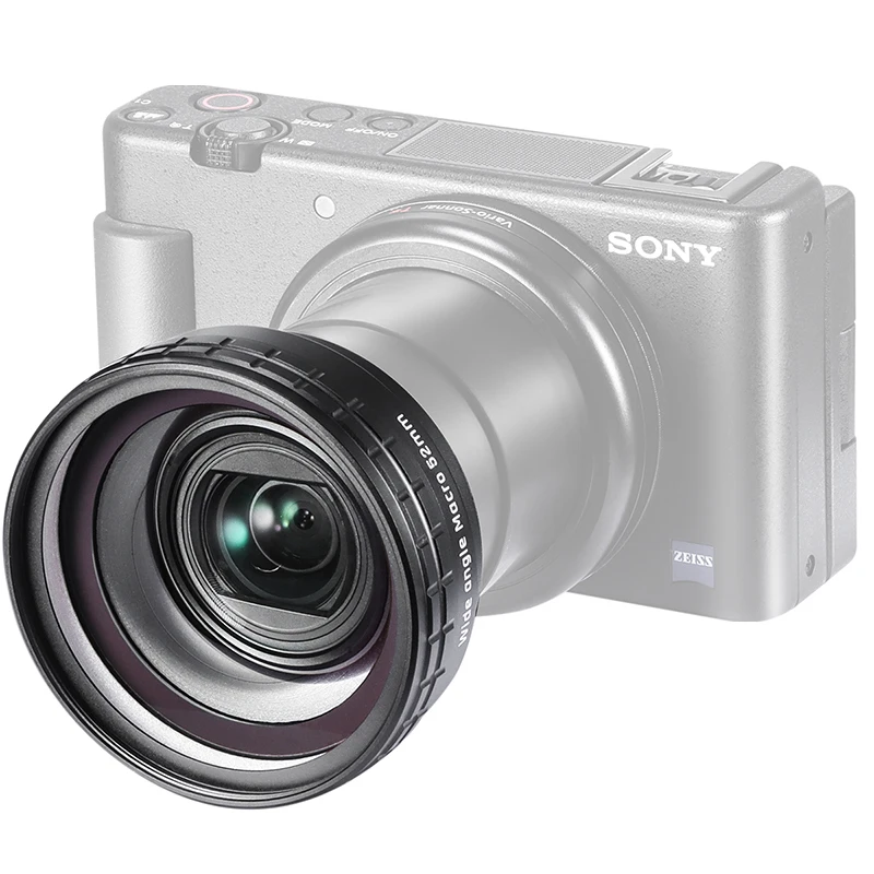 

ZV1 DSLR камера 10X HD макрообъектив 18 мм широкоугольный объектив камера объектив для Sony ZV-1 Регулируемый объектив камеры аксессуары