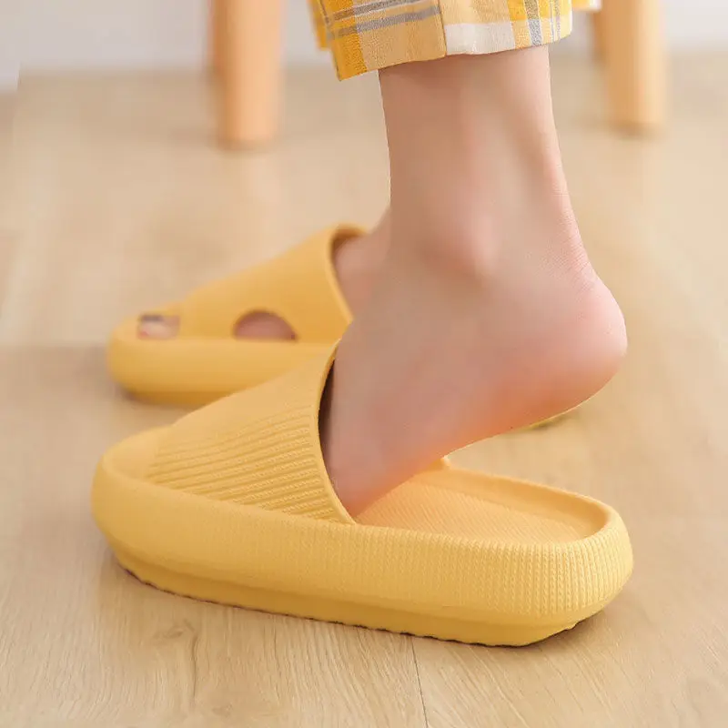 Home Slippers Summers Thick Platform Womens 2022 Sandals Indoor Bathroom Anti-slip Slides Ladies men's Shoes mules Dropshipping