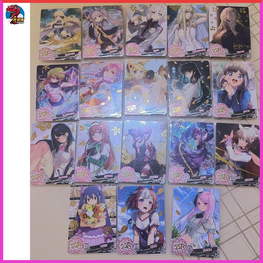 Аниме история богини Kawaii SSR Flash Card игрушки для мальчиков Коллекционная карта