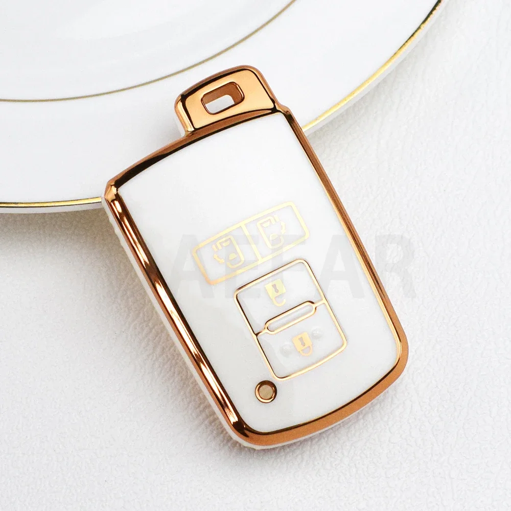 

Чехол для автомобильного ключа из ТПУ, защита для ключа, 2, 3, 4 кнопки, для Toyota Sienta, Alphard Voxy, чехол для Ноя, лыжника, Harrier, дистанционный брелок без ключа